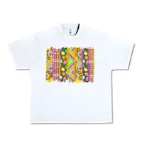 White Easter Brushstrokes Urban Heavy Tee - BundleAndBundleShop