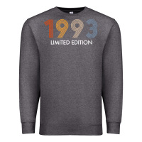 Charcoal Heather retro 29 years vintage 1993 limited edition 29th birthday t shirt Premium Sweatshirt - linhVisuals