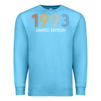 Ocean Blue retro 29 years vintage 1993 limited edition 29th birthday t shirt Premium Sweatshirt - linhVisuals