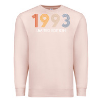 Pale Pink retro 29 years vintage 1993 limited edition 29th birthday t shirt Premium Sweatshirt - linhVisuals
