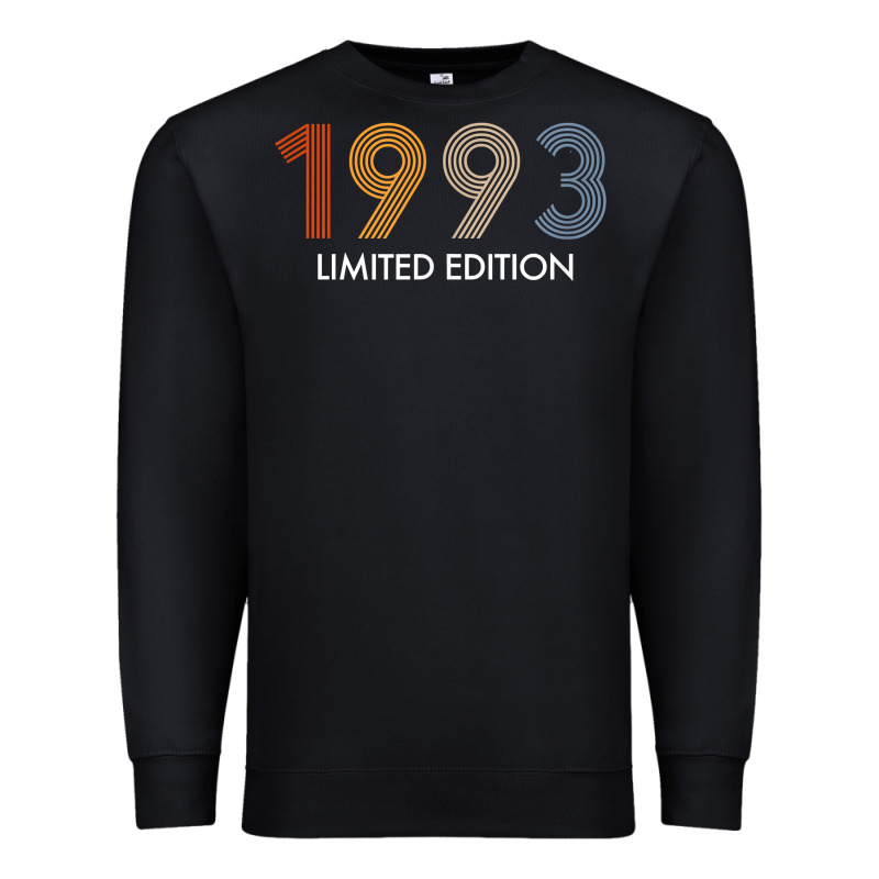 Retro 29 Years Vintage 1993 Limited Edition 29th Birthday T Shirt Premium Sweatshirt by linhVisuals | Teevron