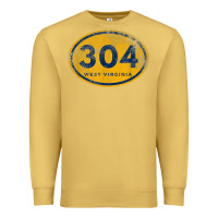 Antique Gold 304 west virginia home t shirt Premium Sweatshirt - linhVisuals