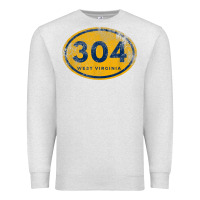 Oatmeal Heather 304 west virginia home t shirt Premium Sweatshirt - linhVisuals