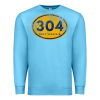 Ocean Blue 304 west virginia home t shirt Premium Sweatshirt - linhVisuals