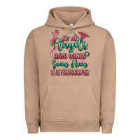 Pigment Burro not all angels have wings some have stethoscopes Urban Hoodie - RanaPortraitStore