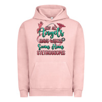 Pigment Salmon not all angels have wings some have stethoscopes Urban Hoodie - RanaPortraitStore