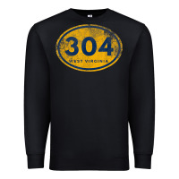 Black 304 west virginia home t shirt Premium Sweatshirt - linhVisuals