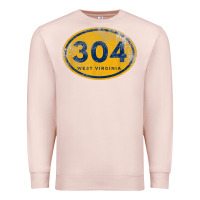 Pale Pink 304 west virginia home t shirt Premium Sweatshirt - linhVisuals