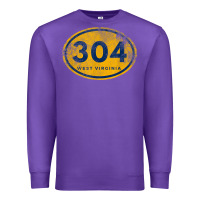 Purple 304 west virginia home t shirt Premium Sweatshirt - linhVisuals