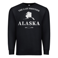 Black alaska the last frontier t shirt Premium Sweatshirt - linhVisuals