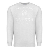 Oatmeal Heather alaska the last frontier t shirt Premium Sweatshirt - linhVisuals