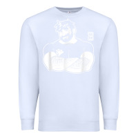White bobo bear   adam likes crossing arms t shirt Premium Sweatshirt - linhVisuals
