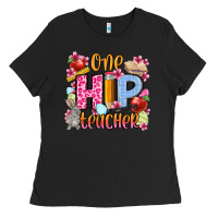 Black Easter Day One hip Teacher Ladies Tee - OliviaCreatesArt