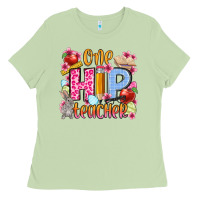 Matcha Easter Day One hip Teacher Ladies Tee - OliviaCreatesArt