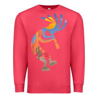 Cardinal dancing kokopelli southwestern usa native american symbol t shirt Premium Sweatshirt - linhVisuals