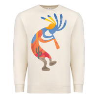 Sandshell dancing kokopelli southwestern usa native american symbol t shirt Premium Sweatshirt - linhVisuals