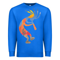 True Royal dancing kokopelli southwestern usa native american symbol t shirt Premium Sweatshirt - linhVisuals