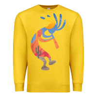 Lemon dancing kokopelli southwestern usa native american symbol t shirt Premium Sweatshirt - linhVisuals