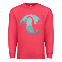 Cardinal bigfoot riding loch ness monster sasquatch ufo abduction pullover hood Premium Sweatshirt - linhVisuals