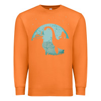 Carrot bigfoot riding loch ness monster sasquatch ufo abduction pullover hood Premium Sweatshirt - linhVisuals