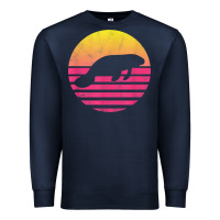 Navy classic manatee gift t shirt Premium Sweatshirt - linhVisuals