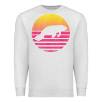 Oatmeal Heather classic manatee gift t shirt Premium Sweatshirt - linhVisuals