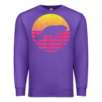 Purple classic manatee gift t shirt Premium Sweatshirt - linhVisuals