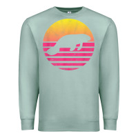 Seafoam classic manatee gift t shirt Premium Sweatshirt - linhVisuals