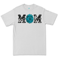 Dove Grey cowhide with gemstone Premium Tee - RanaPortraitStore