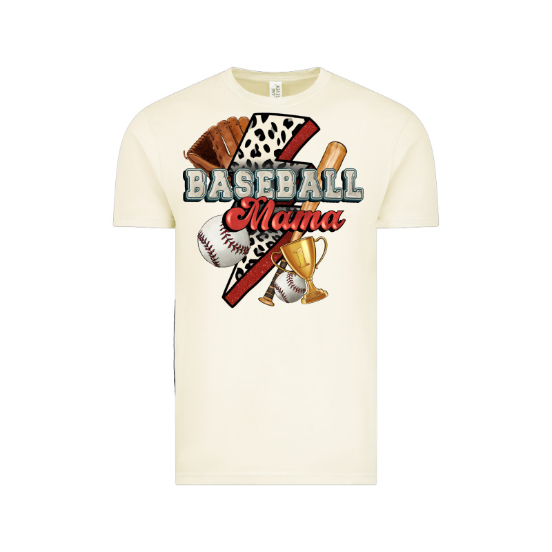 Baseball Mama Vintage Tee by FaDigitalArtStudio | Teevron