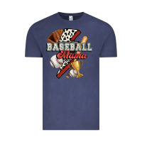 Vintage Denim baseball mama Vintage Tee - FaDigitalArtStudio