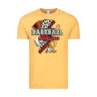 Vintage Mustard baseball mama Vintage Tee - FaDigitalArtStudio