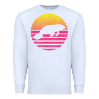 White classic manatee gift t shirt Premium Sweatshirt - linhVisuals