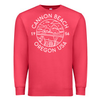 Cardinal cannon beach 1956 oregon clatsop sweatshirt Premium Sweatshirt - linhVisuals
