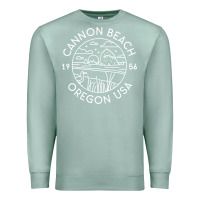 Seafoam cannon beach 1956 oregon clatsop sweatshirt Premium Sweatshirt - linhVisuals
