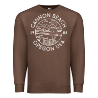 Chestnut cannon beach 1956 oregon clatsop sweatshirt Premium Sweatshirt - linhVisuals