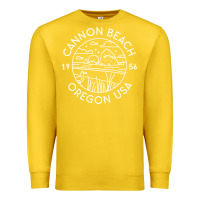 Lemon cannon beach 1956 oregon clatsop sweatshirt Premium Sweatshirt - linhVisuals