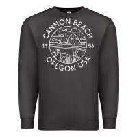 Smoke cannon beach 1956 oregon clatsop sweatshirt Premium Sweatshirt - linhVisuals