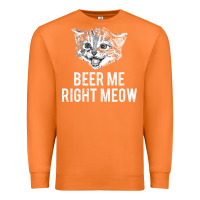 Carrot beer me right meow Premium Sweatshirt - linhVisuals