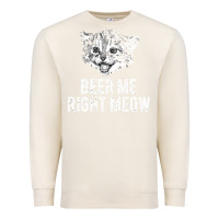 Sandshell beer me right meow Premium Sweatshirt - linhVisuals