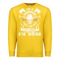 Lemon i'm a carpenter i don't stop   funny carpentry woodworking t shirt Premium Sweatshirt - linhVisuals