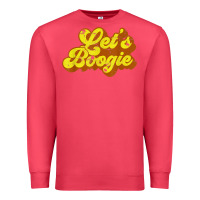 Cardinal lets boogie shirt vintage dancing 1980s disco themed party t shirt Premium Sweatshirt - linhVisuals