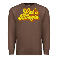 Chestnut lets boogie shirt vintage dancing 1980s disco themed party t shirt Premium Sweatshirt - linhVisuals