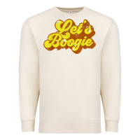 Sandshell lets boogie shirt vintage dancing 1980s disco themed party t shirt Premium Sweatshirt - linhVisuals