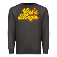Smoke lets boogie shirt vintage dancing 1980s disco themed party t shirt Premium Sweatshirt - linhVisuals
