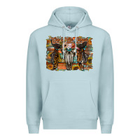 Blue Mist cant be tamed Premium Hoodie - RacoonDesign