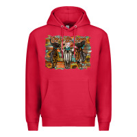Cardinal cant be tamed Premium Hoodie - RacoonDesign