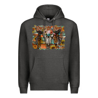 Charcoal Heather cant be tamed Premium Hoodie - RacoonDesign