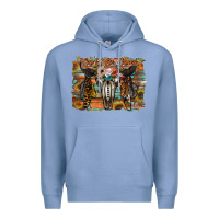 Colony Blue cant be tamed Premium Hoodie - RacoonDesign
