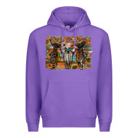 Purple cant be tamed Premium Hoodie - RacoonDesign